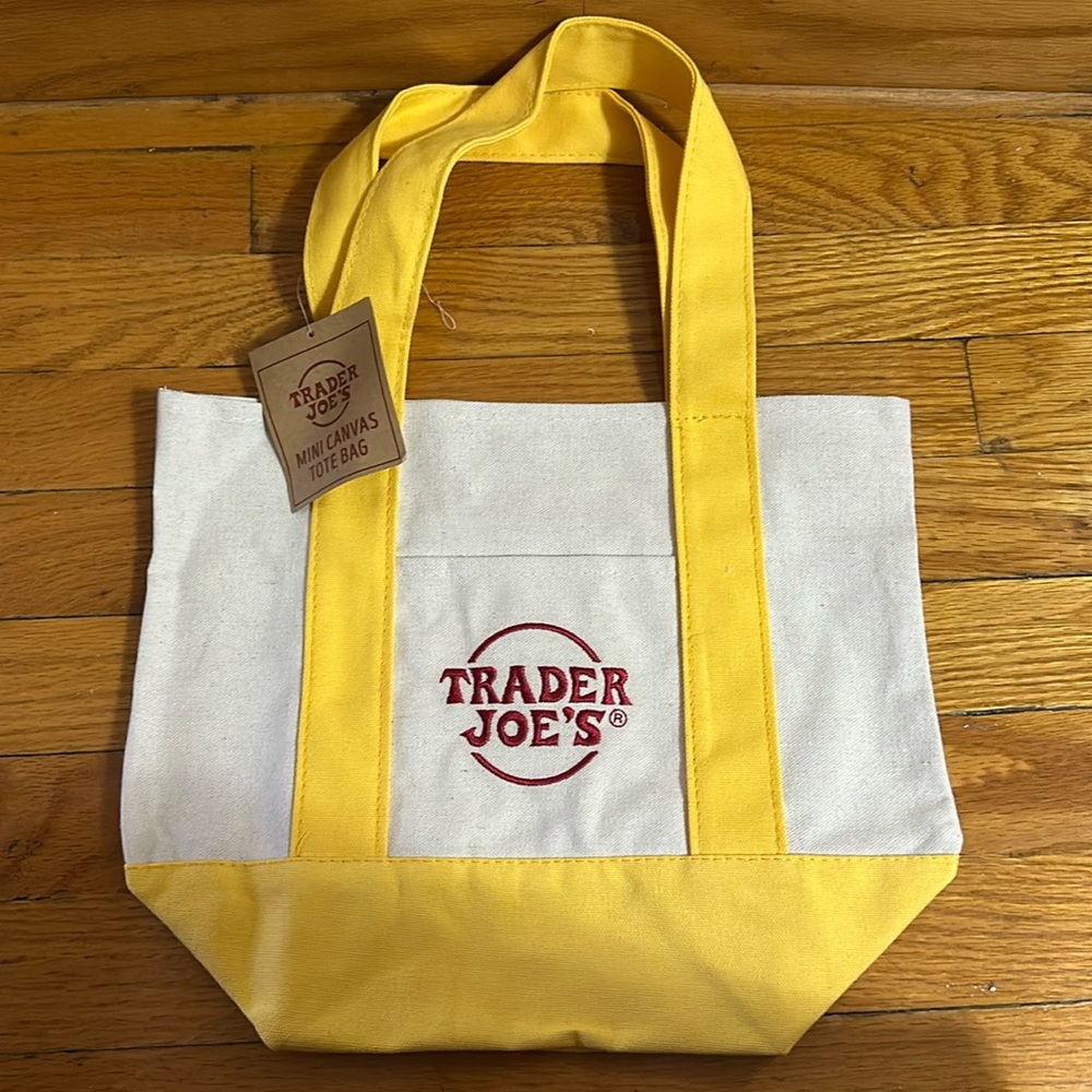 Trader Joe’s Mini Canvas Tote Bag